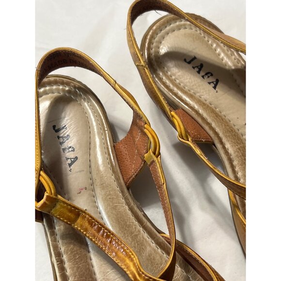 Jafa Womens Leather Sandals Handmade In Israel size 39 - Picture 3 of 9